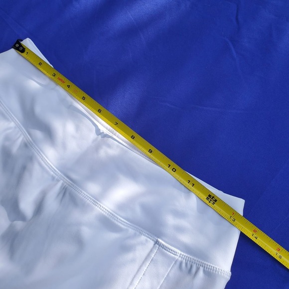 Mono B Pull On Mini‎ Skirt Size M White Stretch - Picture 6 of 7